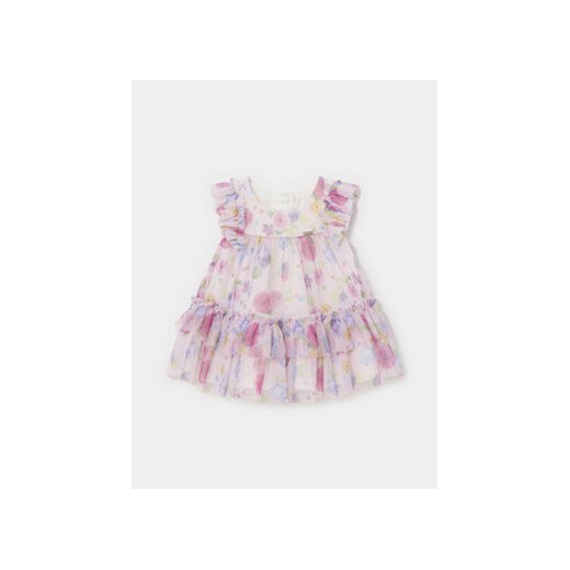 Mayoral Sukienka elegancka 1818 Kolorowy Regular Fit ze sklepu MODIVO w kategorii Sukienki niemowlęce - zdjęcie 169494197