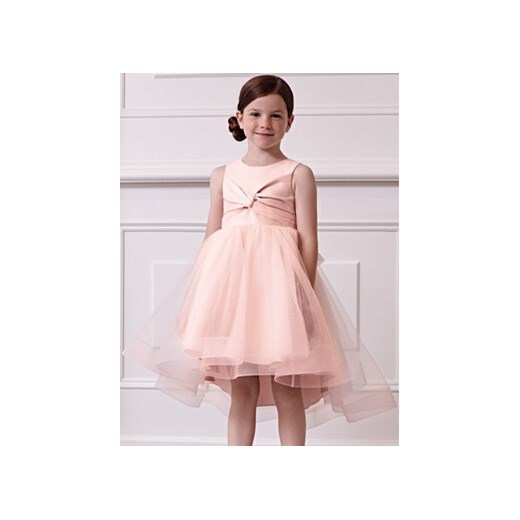 Abel & Lula Sukienka elegancka 5037 Różowy Regular Fit ze sklepu MODIVO w kategorii Sukienki dziewczęce - zdjęcie 169494217