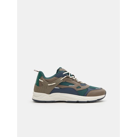 Buty sportowe męskie Sinsay wielokolorowe sznurowane 