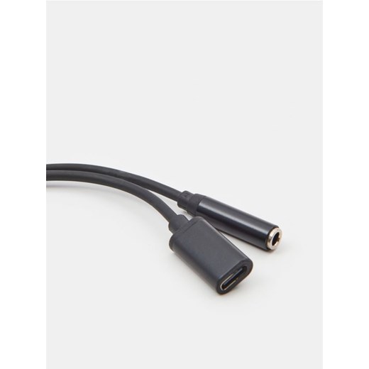 Sinsay - Adapter USB z 2 końcówkami - czarny Sinsay Jeden rozmiar okazyjna cena Sinsay