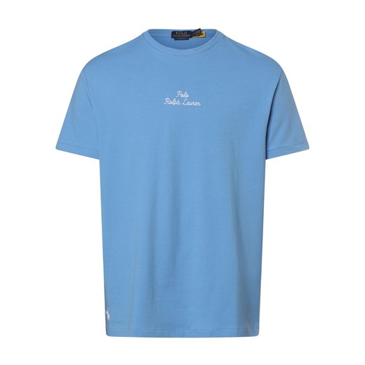 Polo Ralph Lauren Koszulka męska Mężczyźni Bawełna jasnoniebieski jednolity ze sklepu vangraaf w kategorii T-shirty męskie - zdjęcie 169495259
