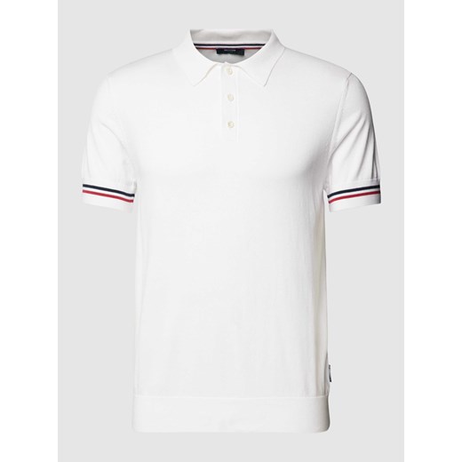 Koszulka polo z paskami w kontrastowym kolorze ze sklepu Peek&Cloppenburg  w kategorii T-shirty męskie - zdjęcie 169499677