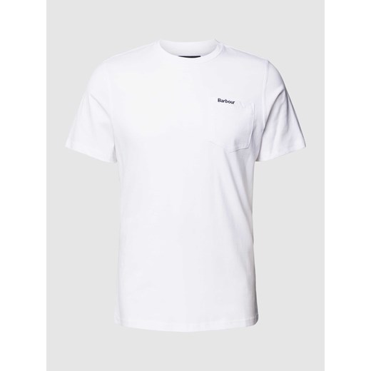 T-shirt z kieszenią na piersi model ‘Langdon’ Barbour L Peek&Cloppenburg 