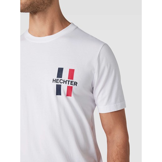 T-shirt z nadrukiem z logo Hechter Paris L Peek&Cloppenburg 