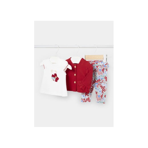 Mayoral Komplet dziecięcy 1715 Czerwony Regular Fit ze sklepu MODIVO w kategorii Komplety niemowlęce - zdjęcie 169501056