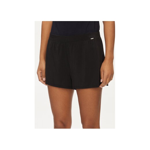 Calvin Klein Underwear Szorty piżamowe 000QS7190E Czarny Relaxed Fit ze sklepu MODIVO w kategorii Piżamy damskie - zdjęcie 169501095