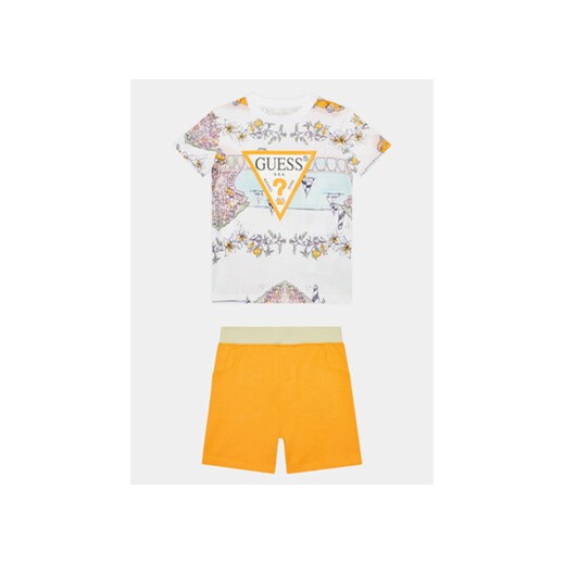 Guess Komplet t-shirt i szorty sportowe I4GG00 K8HM3 Kolorowy Regular Fit ze sklepu MODIVO w kategorii Komplety niemowlęce - zdjęcie 169501248