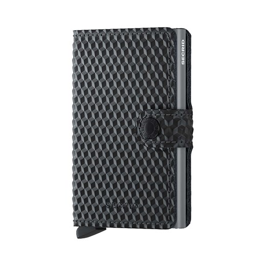 Secrid portfel skórzany Cubic Black-Titanium kolor czarny ze sklepu ANSWEAR.com w kategorii Portfele damskie - zdjęcie 169504787