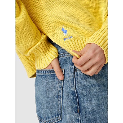 Sweter z dzianiny z okrągłym dekoltem Polo Ralph Lauren XL Peek&Cloppenburg 