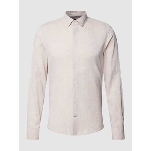Koszula biznesowa o kroju slim fit z kołnierzykiem typu kent ze sklepu Peek&Cloppenburg  w kategorii Koszule męskie - zdjęcie 169505525