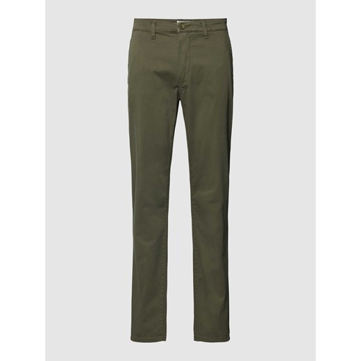 Spodnie o kroju slim fit z wpuszczanymi kieszeniami w stylu francuskim ze sklepu Peek&Cloppenburg  w kategorii Spodnie męskie - zdjęcie 169505629