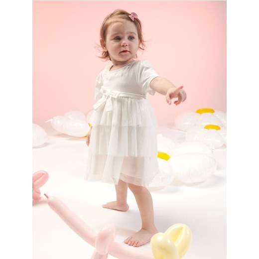 Sinsay - Sukienka - biały ze sklepu Sinsay w kategorii Ubranka do chrztu - zdjęcie 169507818