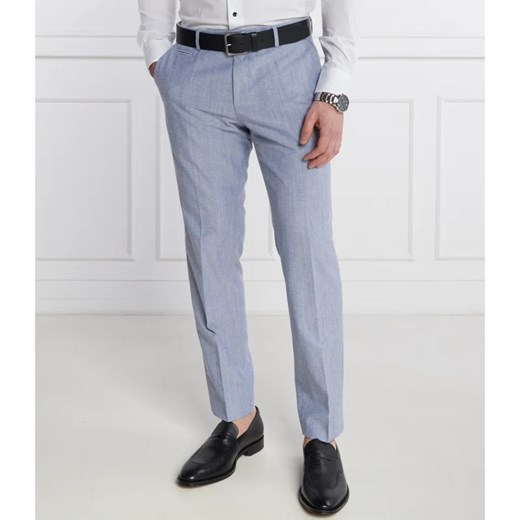 BOSS BLACK Spodnie H-Genius-242 | Slim Fit | z dodatkiem wełny ze sklepu Gomez Fashion Store w kategorii Spodnie męskie - zdjęcie 169513056