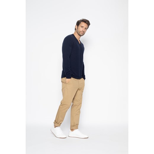 Sweter męski Perfect Cashmere z kaszmiru w serek 