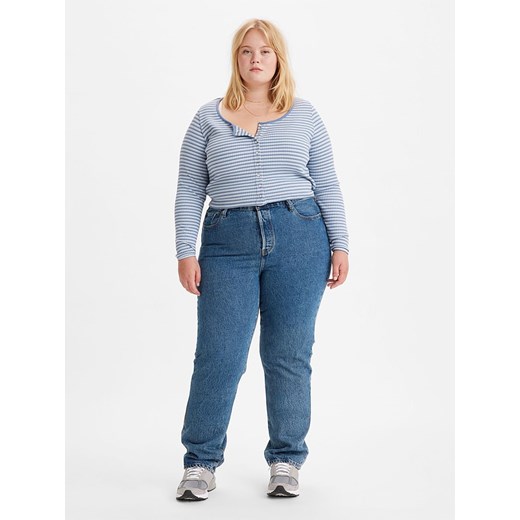 Levi´s Dżinsy &quot;501®&quot; - Slim fit - w kolorze niebieskim ze sklepu Limango Polska w kategorii Jeansy damskie - zdjęcie 169514138