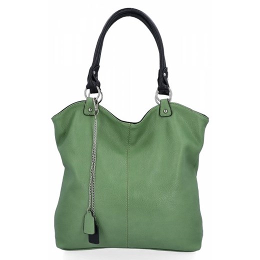 Torebki Damskie Shopper Bag firmy Hernan Jasno Zielone (kolory) ze sklepu torbs.pl w kategorii Torby Shopper bag - zdjęcie 169518099