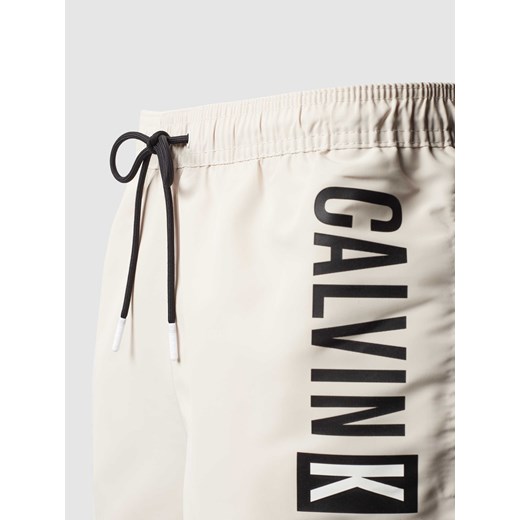 Białe kąpielówki Calvin Klein Underwear 