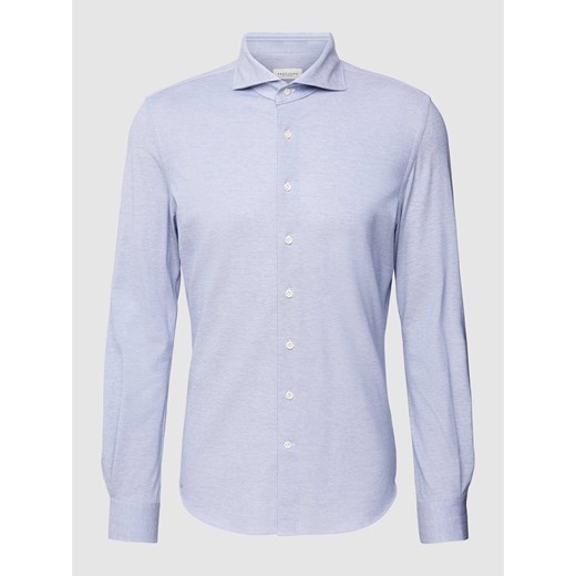 Koszula biznesowa o kroju slim fit z efektem melanżowym ze sklepu Peek&Cloppenburg  w kategorii Koszule męskie - zdjęcie 169520325