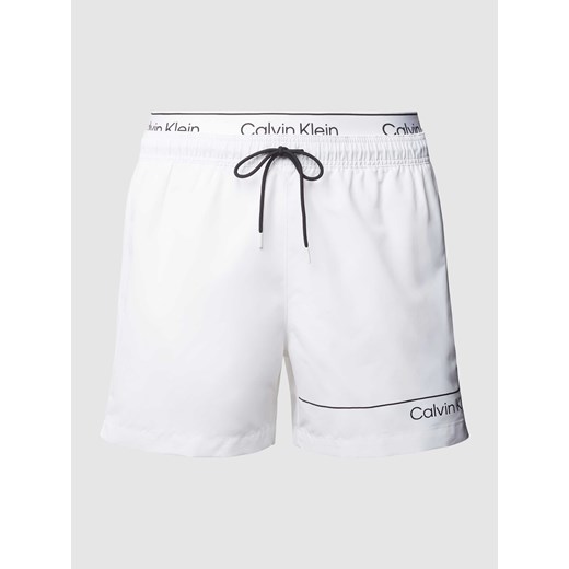 Spodenki kąpielowe z efektem dwóch warstw Calvin Klein Underwear M Peek&Cloppenburg 