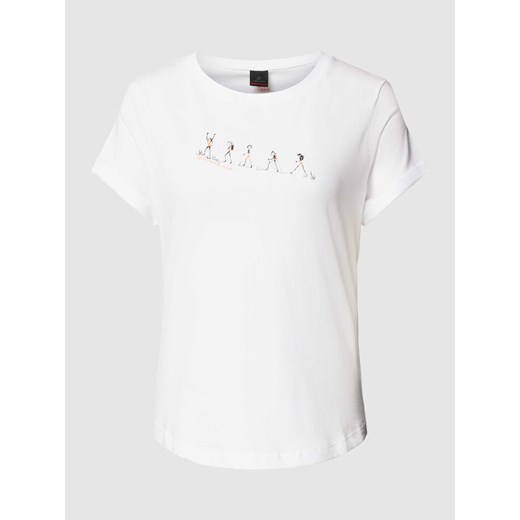 T-shirt z nadrukowanym motywem ze sklepu Peek&Cloppenburg  w kategorii Bluzki damskie - zdjęcie 169520747