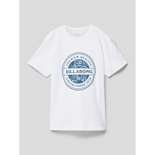 T-shirt z nadrukiem z logo ze sklepu Peek&Cloppenburg  w kategorii T-shirty chłopięce - zdjęcie 169520895