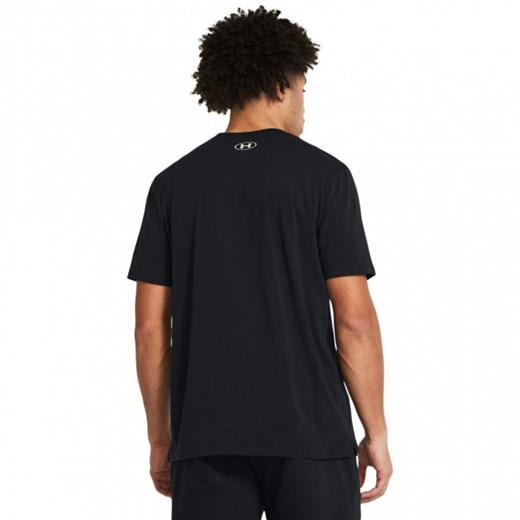 Męska koszulka treningowa Under Armour Project Rock Eagle Graphic SS - czarna ze sklepu Sportstylestory.com w kategorii T-shirty męskie - zdjęcie 169522038