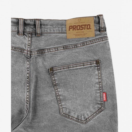Męskie jeansy Prosto Jeans Regular Pocklog - szare W30l30 Sportstylestory.com