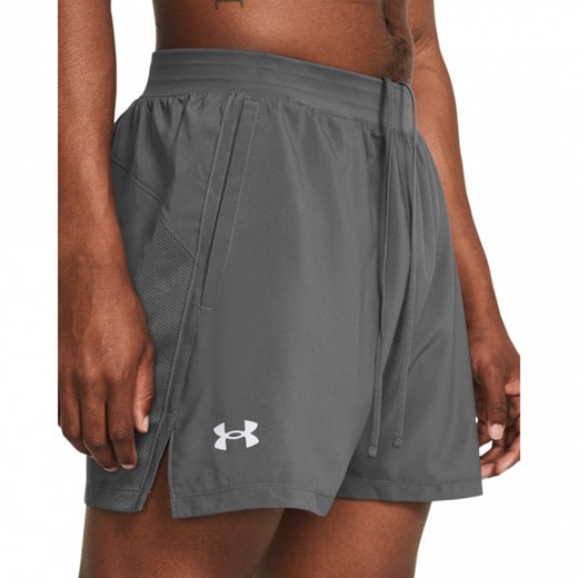 Męskie spodenki do biegania Under Armour UA Launch 5'' Short - szare Under Armour S Sportstylestory.com