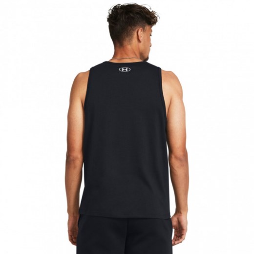 Męski top z nadrukiem Under Armour UA Sportstyle  Logo Tank - czarny ze sklepu Sportstylestory.com w kategorii T-shirty męskie - zdjęcie 169522667