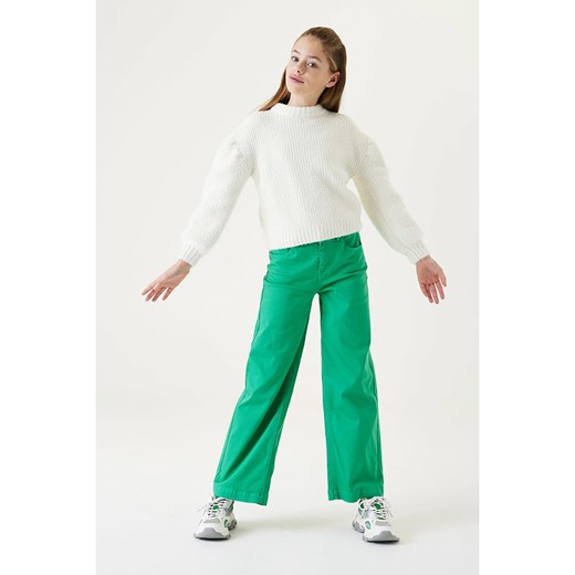 Garcia Spodnie w kolorze zielonym ze sklepu Limango Polska w kategorii Spodnie dziewczęce - zdjęcie 169525705