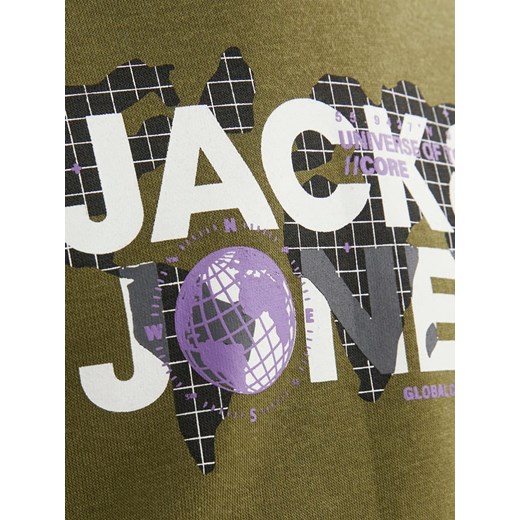 Bluza chłopięca zielona Jack & Jones Junior 