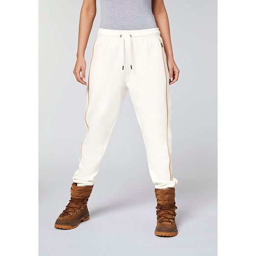 Chiemsee Spodnie dresowe w kolorze białym ze sklepu Limango Polska w kategorii Spodnie damskie - zdjęcie 169526096
