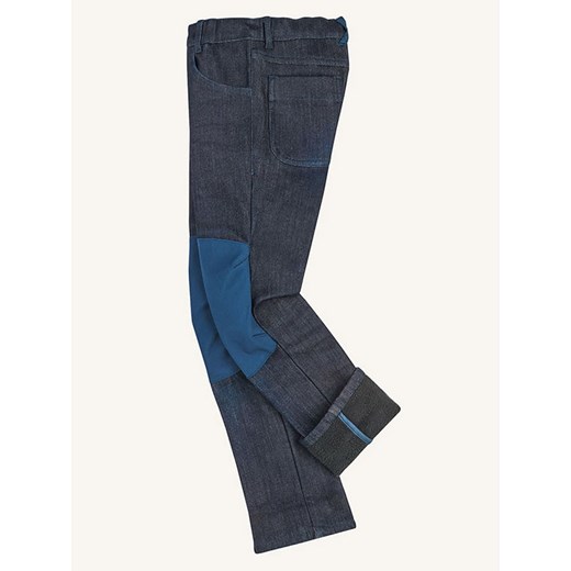 finkid Spodnie funkcyjne "Kuusi Thermo Denim" w kolorze granatowym Finkid 110/120 okazyjna cena Limango Polska