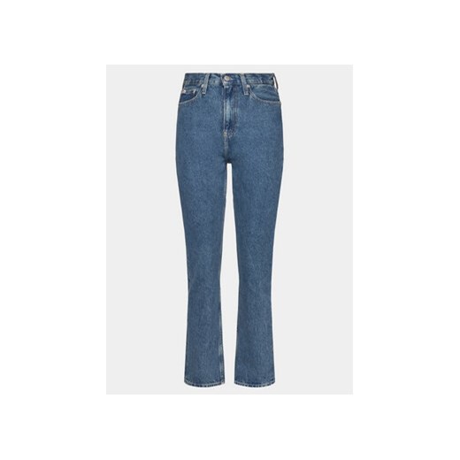 Calvin Klein Jeans Jeansy Authentic Slim Straight J20J222443 Granatowy Slim Fit 27_30 MODIVO