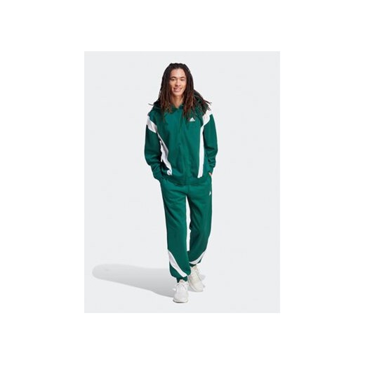 adidas Dres Sportswear Fleece IJ6068 Zielony Regular Fit XXL MODIVO