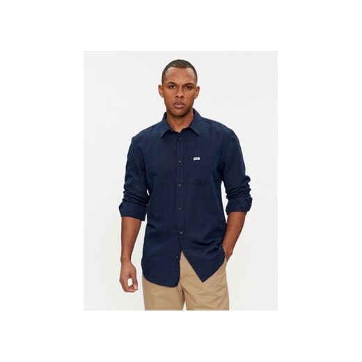 Wrangler Koszula 112352186 Granatowy Regular Fit ze sklepu MODIVO w kategorii Koszule męskie - zdjęcie 169529509