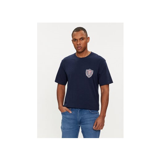 Wrangler T-Shirt Americana 112350561 Granatowy Regular Fit ze sklepu MODIVO w kategorii T-shirty męskie - zdjęcie 169529787