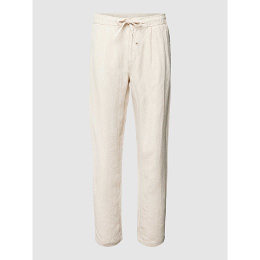 Spodnie z elastycznym pasem ze sklepu Peek&Cloppenburg  w kategorii Spodnie męskie - zdjęcie 169534048