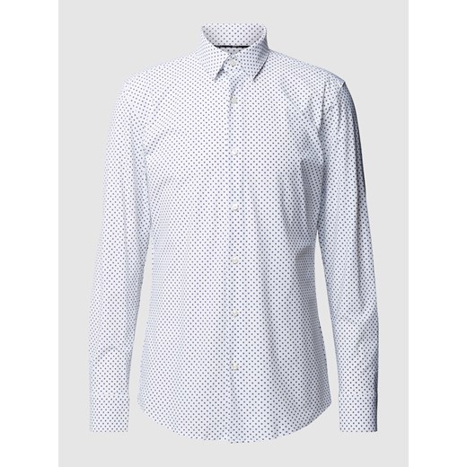 Koszula biznesowa o kroju slim fit z kołnierzykiem typu kent ze sklepu Peek&Cloppenburg  w kategorii Koszule męskie - zdjęcie 169534069