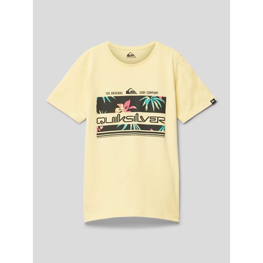 T-shirt z nadrukiem z motywem z logo model ‘TROPICAL RAINBOW’ ze sklepu Peek&Cloppenburg  w kategorii T-shirty chłopięce - zdjęcie 169534165
