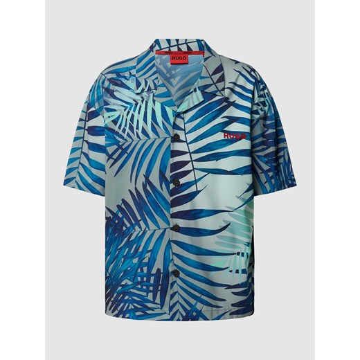 Koszula casualowa o kroju relaxed fit z rękawem o dł. 1/2 model ‘BEACH’ ze sklepu Peek&Cloppenburg  w kategorii Koszule męskie - zdjęcie 169534176