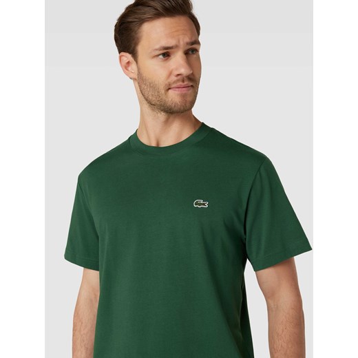T-shirt z okrągłym dekoltem model ‘BASIC’ Lacoste L Peek&Cloppenburg 