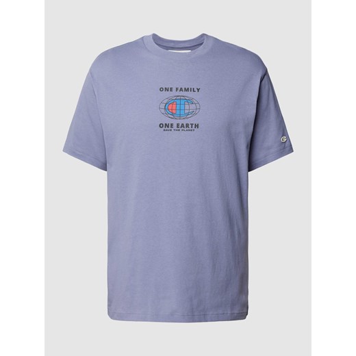T-shirt z nadrukowanym logo model ‘ECO FUTURE CIROLAR’ ze sklepu Peek&Cloppenburg  w kategorii T-shirty męskie - zdjęcie 169534246