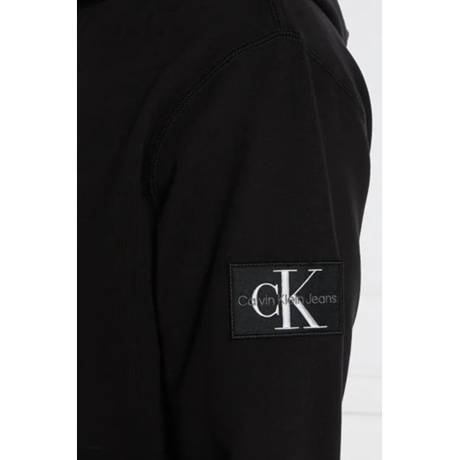 Bluza męska Calvin Klein czarna z bawełny casualowa 