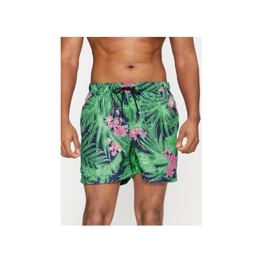 Tommy Hilfiger Szorty kąpielowe UM0UM02827 Kolorowy Regular Fit ze sklepu MODIVO w kategorii Kąpielówki - zdjęcie 169536069