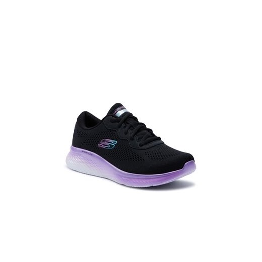 Buty sportowe damskie czarne Skechers sneakersy płaskie