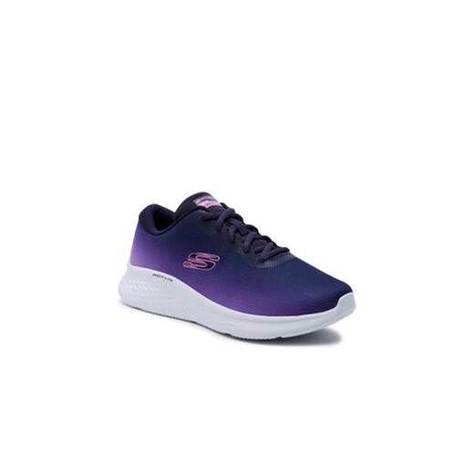 Buty sportowe damskie Skechers sneakersy granatowe sznurowane