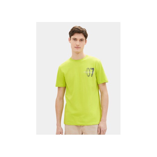Tom Tailor Denim T-Shirt 1040838 Zielony Regular Fit ze sklepu MODIVO w kategorii T-shirty męskie - zdjęcie 169536598