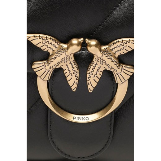 PINKO Czarna pikowana torebka Love Puff Big Pinko wyprzedaż outfit.pl
