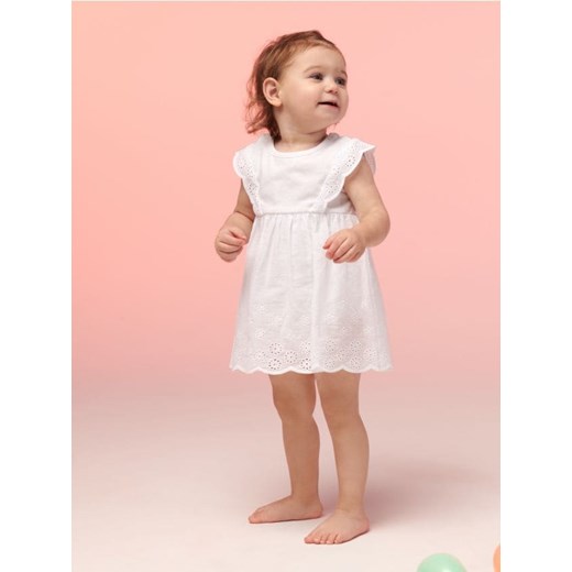 Sinsay - Body z sukienką - biały ze sklepu Sinsay w kategorii Ubranka do chrztu - zdjęcie 169543088